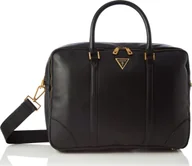 Teczki i aktówki - Guess, Scala, Synthetic Leather, Textile Briefcase, HMESCA, Black, 45 x 35 x 5 cm, For Men For Men - miniaturka - grafika 1