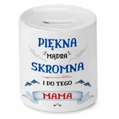 Skarbonki - Skarbonka Dla Mamy na Dzień Mamy Urodziny Prezent z Nadrukiem ze Zdjęciem - miniaturka - grafika 1