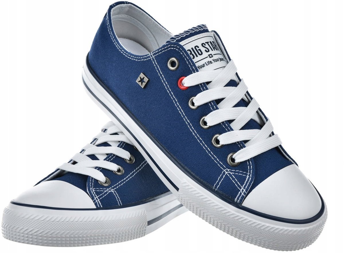 Damskie trampki Big Star tenisówki NN274653 granat 37