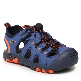 Buty dla chłopców - Sandały KangaRoos K-Trek Jam 10046 000 4345 M Navy/Flame - grafika 1