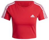 Koszulki i topy damskie - adidas Damska koszulka dziecięca Essentials 3 paski, XL - miniaturka - grafika 1