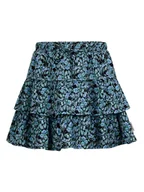 Spódnice - Retour Spódnica "Lindy" w kolorze niebiesko-czarnym - miniaturka - grafika 1