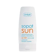 Balsamy i kremy do opalania - Ziaja Sopot Sun krem antyoksydacyjny z witaminą C SPF50 50ml - miniaturka - grafika 1