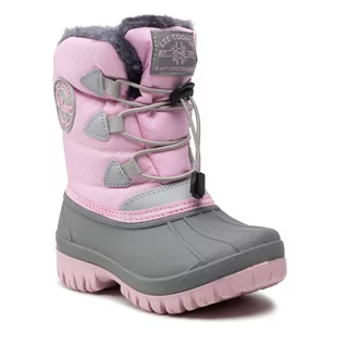 Buty dla dziewczynek - Śniegowce LEE COOPER - LCJ-21-44-0518K Pink - grafika 1