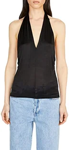 Sisley Damski top 39EBLH00G T-Shirt, czarny 100, L, czarny 100, L - Koszulki i topy damskie - miniaturka - grafika 1