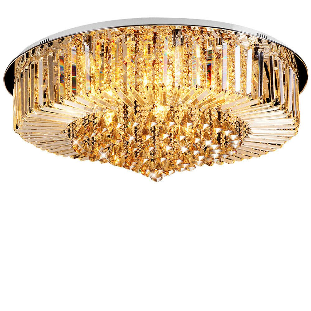 50cm żyrandol kryształowy szklany okrągły LED lampa sufitowa lampa wisząca lampa wisząca nowoczesna lampa sufitowa oświetlenie salonu