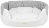Legowiska dla psów - Ami Play Legowisko Elipsa 2 in 1 Morgan S 54[x]x45[y]x16[h] cm Biały - miniaturka - grafika 1