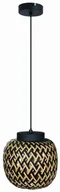 Lampy sufitowe - Elaine - lampa wisząca czarny mat. 1xE27 40W 342201-30 - miniaturka - grafika 1