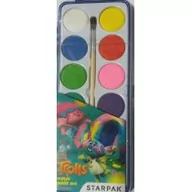 Farby i media malarskie - Starpak Farby akwarelowe Trolle 12 kolorów - miniaturka - grafika 1