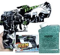 Zabawki militarne - BEZPIECZNY PISTOLET KULKI WODNO-ŻELOWE PISTOLETY KARABIN + 700 kulek - miniaturka - grafika 1