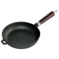 Patelnie - Kinghoff Patelnia żeliwna GŁĘBOKA 24 cm INDUKCJA GAZ KH-1118 - miniaturka - grafika 1