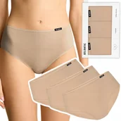 Majtki damskie - Majtki damskie bawełniane 3 PARY figi klasyczne ATLANTIC 3BLP-603 - S - miniaturka - grafika 1