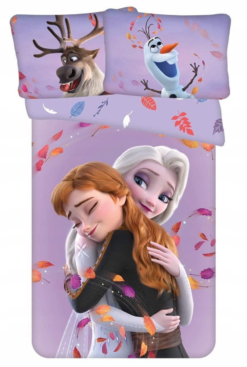 Pościel Kraina Lodu Elsa Anna Olaf Pościel Frozen Łóżeczko 100x135 40x60