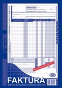 Druki akcydensowe - Michalczyk&Prokop FAKTURA VAT NETTO PEŁNA A4 (O+1K) 101-1E - miniaturka - grafika 1