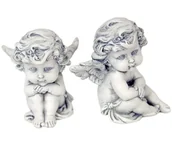 Ozdoby bożonarodzeniowe - Aniołek Kamienny A 9X7X8, B 8,5X7X7,5 - miniaturka - grafika 1