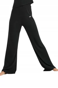 Roxy Rise & Vibe New Rib Wide ERJNP03673-KVJ0 Czarne L - Spodnie sportowe damskie - miniaturka - grafika 1