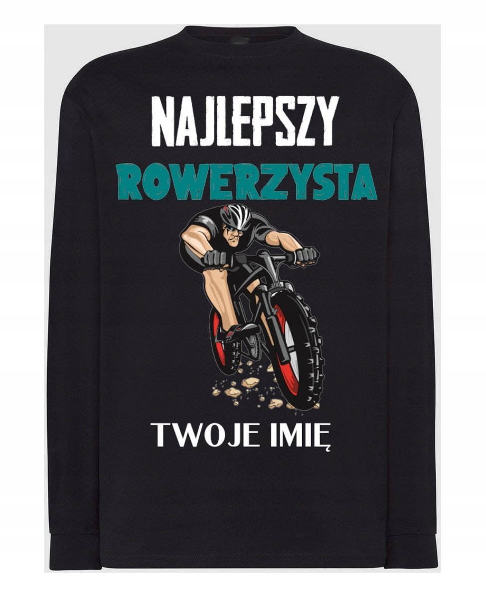 Longsleeve Najlepszy Rowerzysta Imię XL