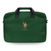 Torebki damskie - US Polo Torba USCB15PUGFLGN 16" zielona/green - miniaturka - grafika 1