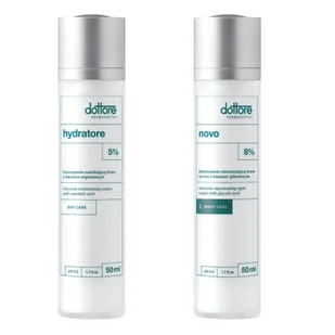 Dottore KURACJA NORMALIZUJĄCA 2019 Zestaw Hydratore 5% krem 50ml + Novo 8% krem na noc 50ml - Zestawy kosmetyków damskich - miniaturka - grafika 1