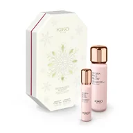 Kremy do twarzy - KIKO Milano Snow-Kissed Holiday My Everyday Skincare Essentialts Gift Set zestaw nawilżający krem do twarzy z efektem rozświetlenia 50ml + serum pod oczy 15ml - miniaturka - grafika 1