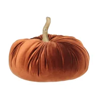 Figurki dekoracyjne - Dekoracja Pumpkin Velour 45x45x30 cm - miniaturka - grafika 1