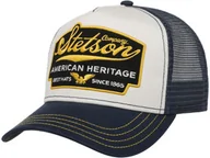 Czapki i chusty sportowe męskie - Czapka American Heritage Trucker by Stetson, ciemnoniebieski, One Size Small - miniaturka - grafika 1