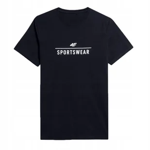 4F T-Shirt Koszulka Męska Ttshm539 Granatowa M - Koszulki męskie - miniaturka - grafika 1