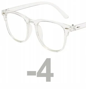 OKULARY KOREKCYJNE NERD nerdy retro MINUSY -4 - Okulary korekcyjne, oprawki, szkła - miniaturka - grafika 1