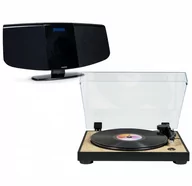 Zestawy stereo - Zestaw Stereo / Cyfrowa Mini Wieża z Gramofonem Thomson Tt300 & Mic400 - miniaturka - grafika 1
