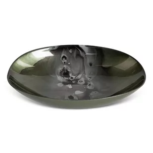 EUROFIRANY Misa ceramiczna 27 cm zielona - Figurki dekoracyjne - miniaturka - grafika 1
