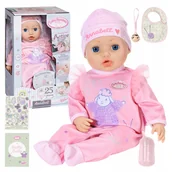 Lalki dla dziewczynek - Baby Annabell Active Lalka Interaktywna Annabell Bobas Laleczka 43 CM - miniaturka - grafika 1