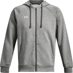 Bluza męska Under Armour Rival Fleece FZ Hoodie szara 1379767 025-XL - Bluzy męskie - miniaturka - grafika 1