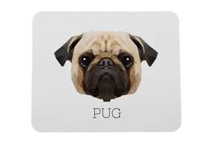 Mops podkładka geometryczny Art-Dog - Podkładki pod mysz - miniaturka - grafika 1