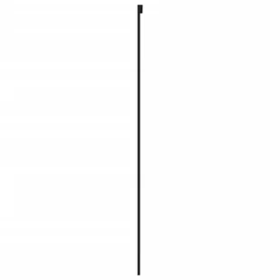Drzwi przesuwne, czarne, 76x205 cm, szkło hartowane, aluminium 8721012120594 - Drzwi wewnętrzne - miniaturka - grafika 6
