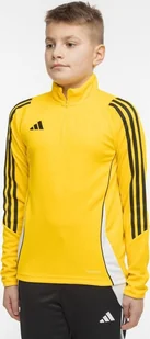 Adidas Bluza dla dzieci adidas Tiro 24 Training Top żółta IR9365 140cm - Bluzy damskie - miniaturka - grafika 1