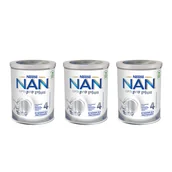 Mleko modyfikowane - Zestaw Nestle NAN Optipro Plus 4, mleko modyfikowane dla dzieci po 2 roku, 3 x 800 g - miniaturka - grafika 1