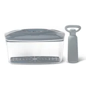 Pojemniki kuchenne - Pojemnik próżniowy na żywność SeeYoo 2,7 l stalowy + pompka - miniaturka - grafika 1