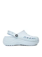 Klapki i japonki damskie - Crocs Klapki C-BAYA PLATFORM CLOG 208186-4JQ Niebieski - miniaturka - grafika 1