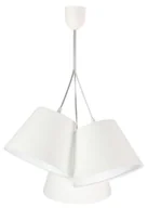 Lampy sufitowe - Biała nowoczesna lampa wisząca stożek S6-F65 - miniaturka - grafika 1