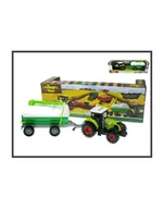 Samochody i pojazdy dla dzieci - Traktor z przyczepą 37cm światło, dźwięk napęd na koła zamachowe 550-7E HIPO - miniaturka - grafika 1