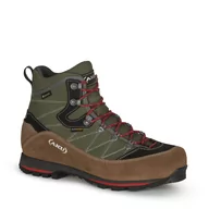 Buty trekkingowe męskie - Męskie buty górskie AKU Trekker Lite III GTX green/beige - 46 - miniaturka - grafika 1