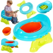 Nocniki - Nocnik Turystyczny dla Dzieci + Nakładka na WC 2w1 - Zestaw  Z977 - miniaturka - grafika 1