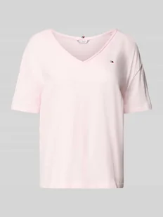 T-shirt o kroju regular fit z czystej bawełny - Koszulki i topy damskie - miniaturka - grafika 1