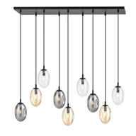 Lampy sufitowe - Astral lampa wisząca 9-punktowa czarna/multikolor 1268/9M1 - miniaturka - grafika 1