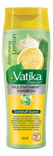 VATIKA Dabur Przeciwłupieżowy Szampon z cytryną 400ml - Szampony do włosów - miniaturka - grafika 1