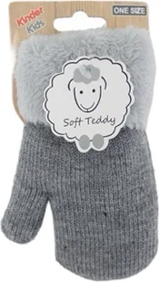 Rękawiczki dziecięce " Zimowe rękawiczki pluszowe rękawiczki dziecięce z miękką podszewką rękawiczki dzianinowe ciepłe [szare] - Rękawiczki dla dzieci - miniaturka - grafika 1