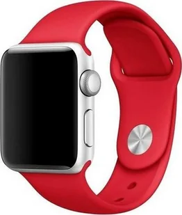 Mercury pasek Silicon Apple Watch 42/44/ 45 mm czerwony/red - Akcesoria do smartwatchy - miniaturka - grafika 4
