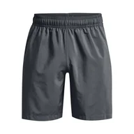 Spodenki męskie - Męskie Spodenki UNDER ARMOUR UA WOVEN GRAPHIC SHORTS 1370388-012 – Szary - miniaturka - grafika 1