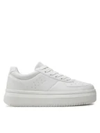 Buty dla chłopców - Leaf Sneakersy Bunsta LBUNS301P Biały - miniaturka - grafika 1