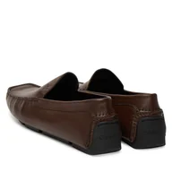 Mokasyny męskie - Mokasyny Calvin Klein Driver Lth HM0HM01864 Brązowy - miniaturka - grafika 1